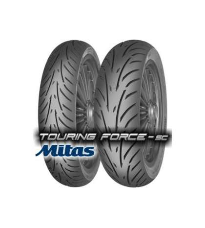 JUEGO CUBIERTAS 130-60X13 / 140-60 X 13 TOURING FORCE-SC MITAS R: 13142