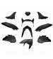 KIT DE PLASTICOS YAMAHA NMAX 125 (DESDE) 2021 NEGRO MATE (12 PIEZAS ) R: 369031A