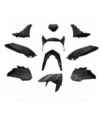 KIT DE PLASTICOS YAMAHA NMAX 125 (DESDE) 2021 NEGRO MATE (12 PIEZAS ) R: 369031A