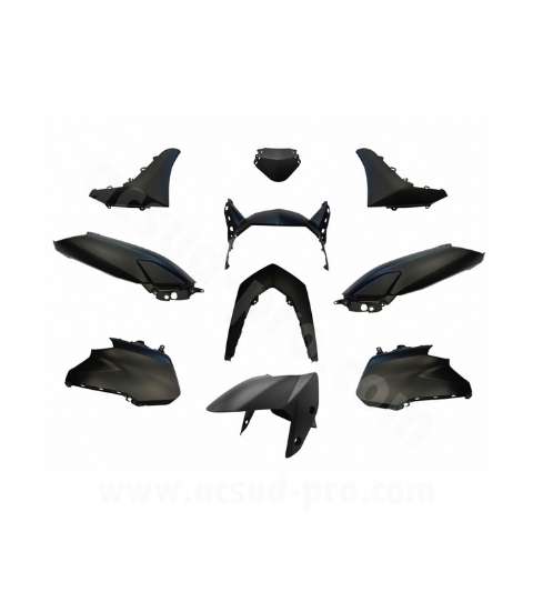 KIT DE PLASTICOS YAMAHA NMAX 125 (DESDE) 2021 NEGRO MATE (12 PIEZAS ) R: 369031A