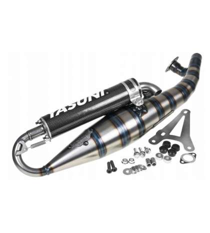 TUBO DE ESCAPE MINARELLI HORIZONTAL CARRERA 16 / 07 COLA CARBONO R: TUB326C
