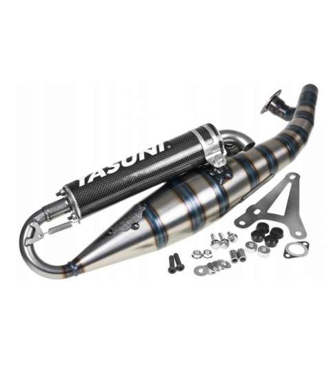 TUBO DE ESCAPE MINARELLI HORIZONTAL CARRERA 16 / 07 COLA CARBONO R: TUB326C