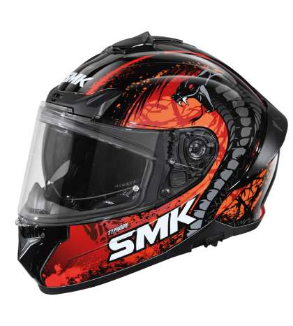 CASCO INTEGRAL VISOR SOLAR (TL) TYPHOON REPTILE DECORADO BRILLO (GL273) R: D001100600GL27304