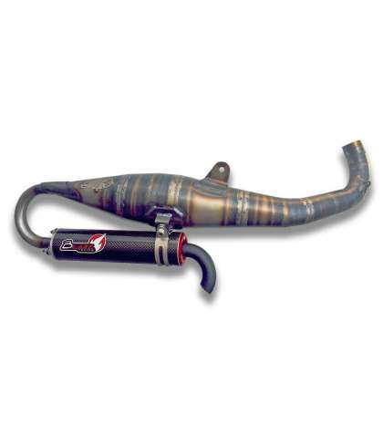 ESCAPE MINARELLI HORIZONTAL 70CC BLAZE RACING SILENCIADOR CARBONO R: ESBLHO70