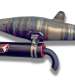 ESCAPE MINARELLI HORIZONTAL 70CC BLAZE RACING SILENCIADOR CARBONO R: ESBLHO70