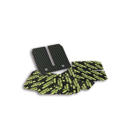 JUEGO PÉTALOS VÁLVULA VL6 MOTORES AM6 / DERBI MALOSSI ( 3 ESPESORES ) CARBONO R: 275614C0