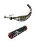 ESCAPE KRM 70/80 C.C. DERBI EURO 3 ( MOTOR PIAGGIO ) NEGRO/ROJO R: KRN