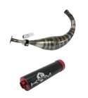 ESCAPE KRM 70/80 C.C. DERBI EURO 3 ( MOTOR PIAGGIO ) NEGRO/ROJO R: KRND