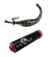 ESCAPE KRM 70/80 C.C. DERBI EURO 3 ( MOTOR PIAGGIO ) NEGRO/ROSA R: KRAOR