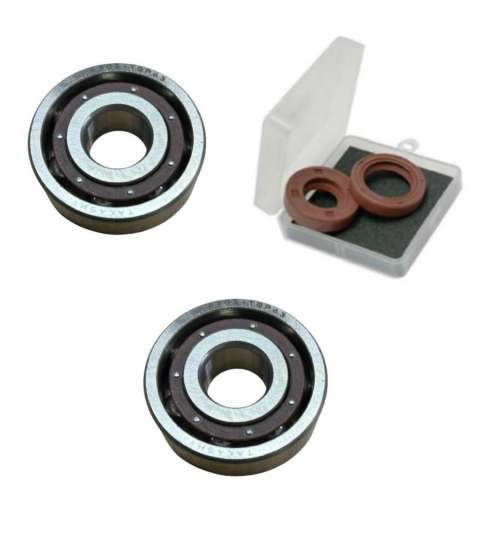 JUEGO RODAMIENTOS 6303 TB P63 TAKASKI + RETENES VITON MINARELLI AM 6 R: K6303V