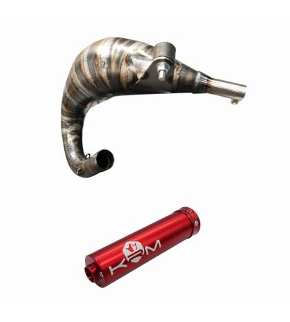 ESCAPE RIEJU MRT BUFANDA 80/90 CC. AM 6 RACING OF ROAD / SUPERMOTARD ROJO KRM R: KRBR