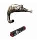 ESCAPE RIEJU MRT BUFANDA 80/90 CC. AM 6 RACING OF ROAD / SUPERMOTARD NEGRO-ROJO KRM R: KRNR
