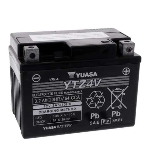 BATERIA YUASA YTZ4V ( CON ÁCIDO ) R: 0604011Y