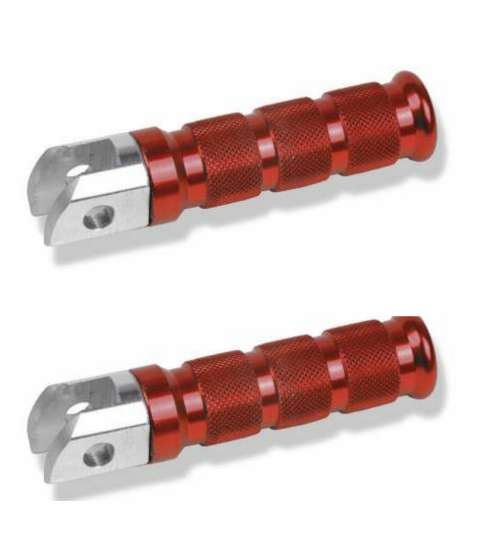 JUEGO REPOSAPIES SCOOTER ALUMINIO ROJO R: 601RJ