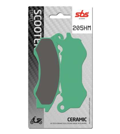 JUEGO PASTILLAS DE FRENO HONDA PCX 125 12/17 -SBS - R: P205HM