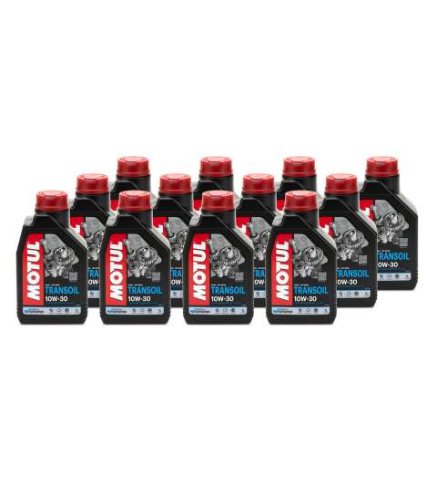 PACK ( 12 LITROS ) ACEITE MOTOR Y CAJA DE CAMBIOS ( 2T. ) MOTUL TRANSOIL 10W30 R: 1679112