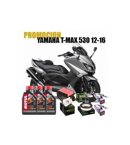 KIT REVISIÓN YAMAHA TMAX 530 12-16 ACEITE+FILTROS+BUJIAS R: YHBH