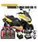 KIT REVISIÓN YAMAHA TMAX 500 08-11 ACEITE+FILTROS+BUJIAS R: YBVB
