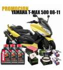 KIT REVISIÓN YAMAHA TMAX 500 08-11 ACEITE+FILTROS+BUJIAS R: YBVB