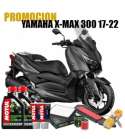 KIT REVISIÓN YAMAHA X-MAX 300 17-22 ACEITE+FILTROS+BUJIA R: YUNY