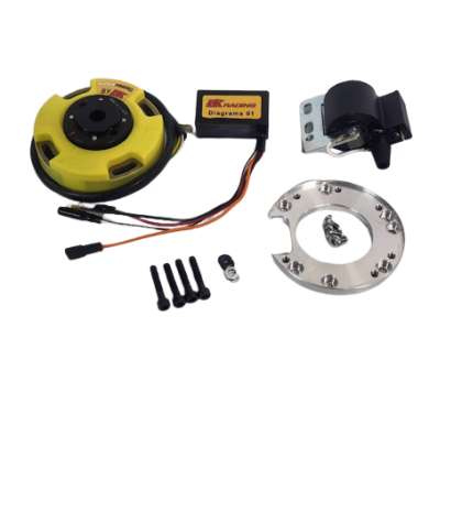 ROTOR KRD DERBI VARIANT PEDALES BK RACING CON LUZ DIGITAL R: BKKRD010