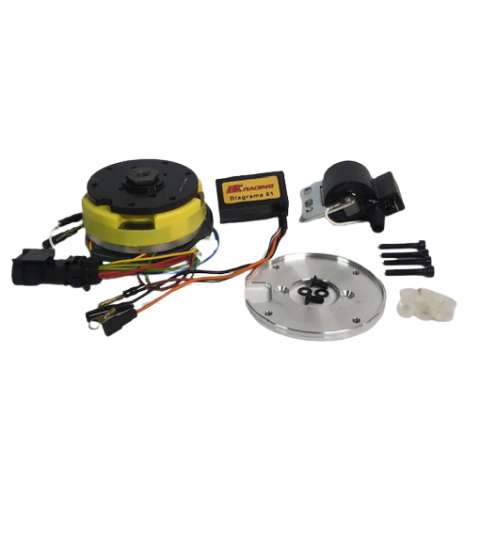 ROTOR KRD PIAGGIO SCOOTER AC/LC EDICIÓN BK RACING CON LUZ DIGITAL R: BKKRD004