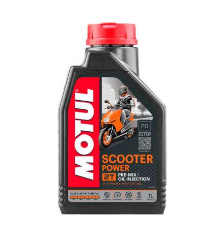 MOTUL SCOOTER POWER 2T 100% SINTETICO ( ENVASE 1 LITRO ) R: 16428