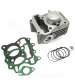 CILINDRO ALUMINIO SYM - PEUGEOT - KEEWAY 50 C.C. / 63 C.C. ( 4 TIEMPOS ) PISTÓN 42 MM. MOTOR XS1P39QMB - CARENZI - R: 030321A