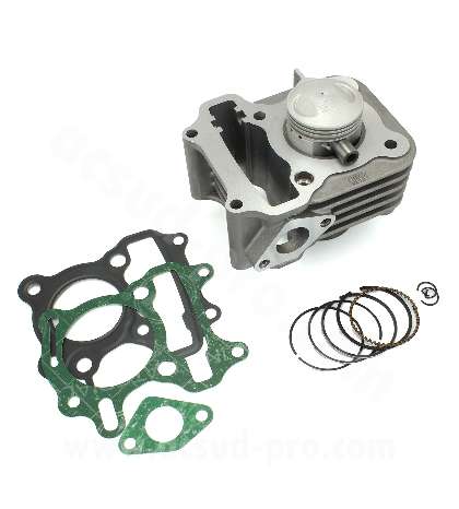 CILINDRO ALUMINIO SYM - PEUGEOT - KEEWAY 50 C.C. / 63 C.C. ( 4 TIEMPOS ) PISTÓN 42 MM. MOTOR XS1P39QMB - CARENZI - R: 030321A
