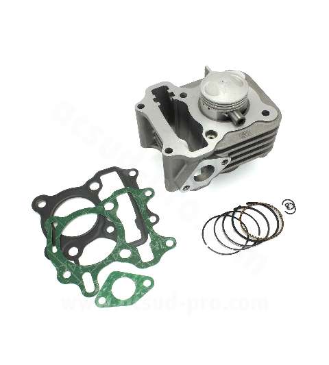 CILINDRO ALUMINIO SYM - PEUGEOT - KEEWAY 50 C.C. / 63 C.C. ( 4 TIEMPOS ) PISTÓN 42 MM. MOTOR XS1P39QMB - CARENZI - R: 030321A