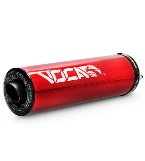 SILENCIADOR - VOCA RACING ALUMINIO ROJO R: VCR-RD30200.01/RE