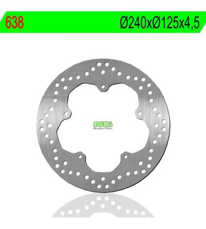 DISCO DE FRENO TRASERO Y DELANTERO PIAGGIO X9 125 01-08 - NG - R: 962638