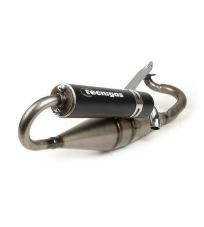TUBO ESCAPE NEXT R KYMCO DINK / VITALITY / SUPER 9 ALUMINIO NEGRO ( NO HOMOLOGADO ) - TECNIGAS - R: 0609503