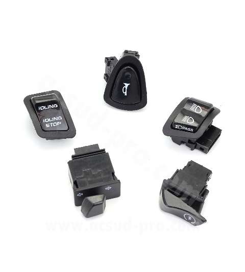 COMUTADOR IZQUIERDO Y DERECHO / JUEGO MANDOS MAXISCOOTER HONDA SH 125 2017-19 / SH 150 2017-19 R: 324000P