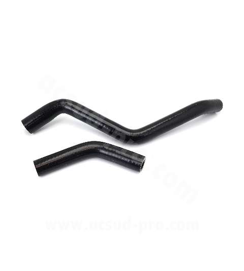 KIT MANGUERAS DE RADIADOR DE SILICONA PERFORMANCE DERBI EURO 3 / EUOR 4 (MOTOR PIAGGIO) NEGRO R: 093800