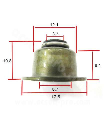 RETEN DE VALVULA PIAGGIO 50 CC 4 TPS / 125 4 TPS AIRE R: 078409