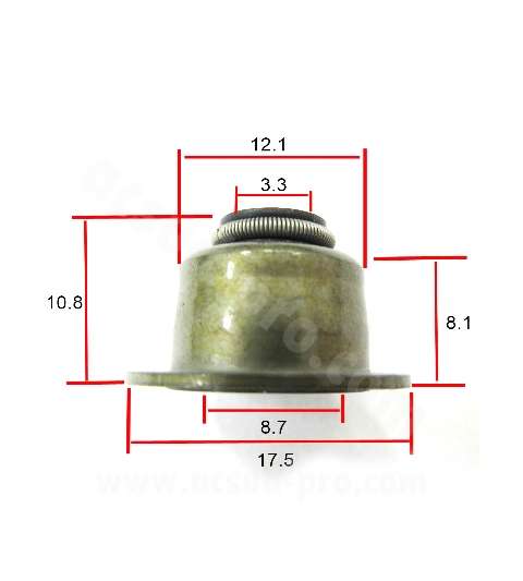 RETEN DE VALVULA PIAGGIO 50 CC 4 TPS / 125 4 TPS AIRE R: 078409