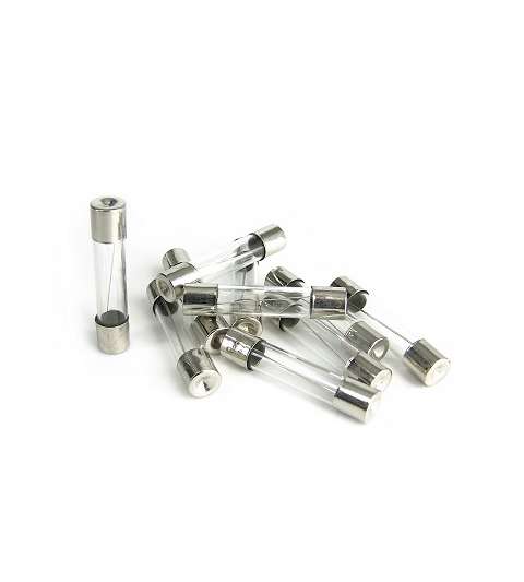 KIT 10 FUSIBLES 6 X 30 10 AMPERIOS CRISTAL R: 500066A