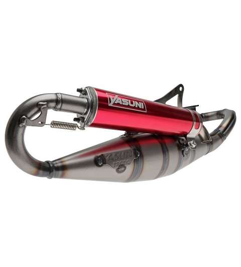 TUBO DE ESCAPE YAMAHA AEROX, JOG RR, MOD. R COLA ROJA YASUNI R: TUB902R
