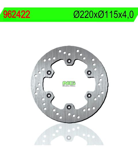 DISCO DE FRENO TRASERO YAMAHA YZ 125 86/97 - NG - R: 962422