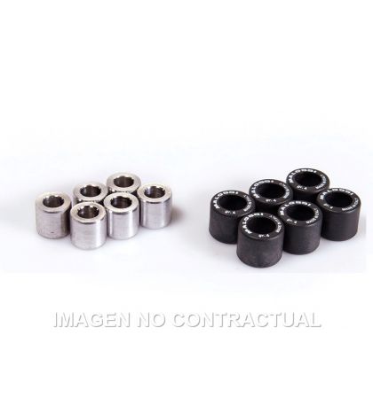 JUEGO RODILLOS HTROLL 16 X13 12 GRAMOS PARA BYE BIKE 50 C.C. - MALOSSI - R: 669823T0