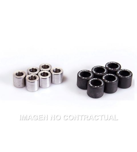 JUEGO RODILLOS HTROLL 16 X13 12 GRAMOS PARA BYE BIKE 50 C.C. - MALOSSI - R: 669823T0