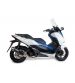 ESCAPE HONDA FORZA 125 YASUNI 4T (CE) NEGRO - TAPA CARBONO R: TUB656BC