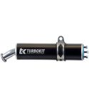 SILENCIOSO TURBOKIT COLIN ALUMINIO NEGRO INSONORIZADO ( 3 TORNILLOS ) R: SH400-N