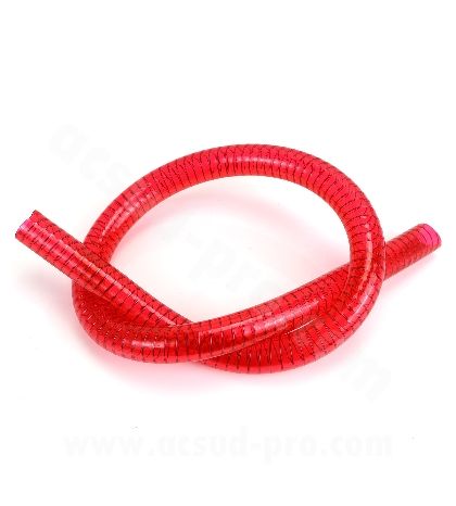 KIT MANGUERA REFRIGERACION AGUA 19 X 26 MM. PEUGEOT SPEEDFIGHT / MOTOR AM6 - DERBI ROJO REFORZADO (1M) R: 093801F