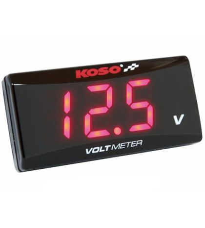 RELOJ VOLTÍMETRO KOSO ROJO BA024R00 R: 49248