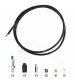 KIT REPARACIÓN UNIVERSAL CABLE DE EMBRAGUE (L: 1.30M + TORNILLOS CABLE) R: 160070C