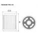 FILTRO DE ACEITE YAMAHA SR 125 00/02 XC CYGNUS R 125 99 R: 9070