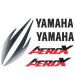 KIT PEGATINAS YAMAHA AEROX ROJO R: YAM035