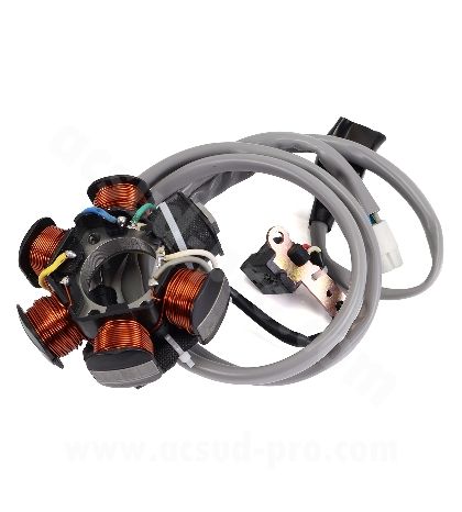 STATOR PIAGGIO 125 LIBERTY 1998-2005, 125 VESPA ET4 1998-2005, 125 HEXAGON 1997 / APRILIA 125 MOJITO 1999-2001 R: 180311G